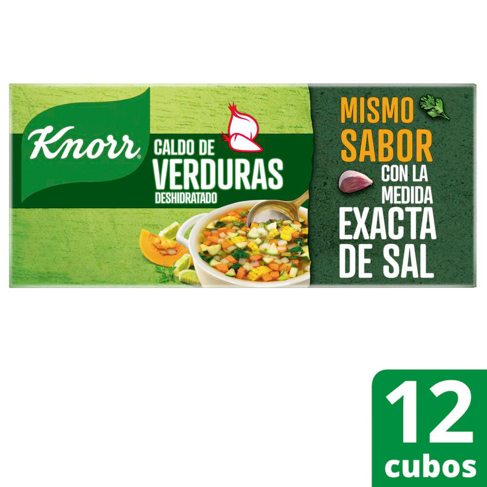Caldo De Verduras En Cubos Knorr x 12 u.