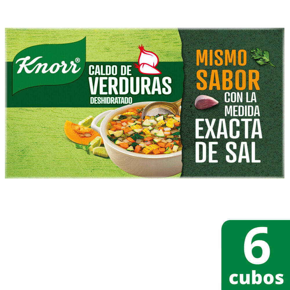 Caldo De Verduras Knorr En Cubos x 6 Un.
