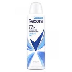 Desodorante 72H Cotton Dry Rexona x 150 ml.
