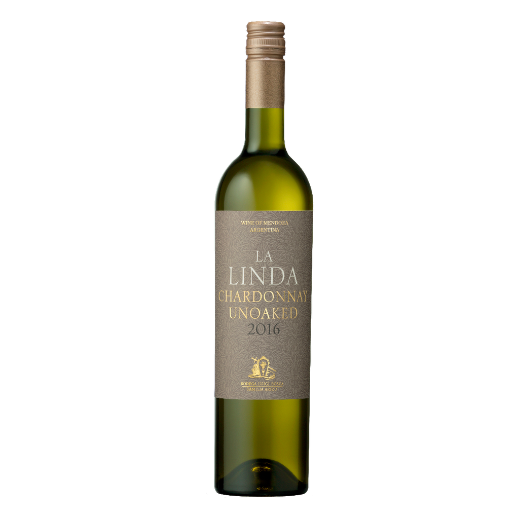 Vino Blanco La Linda Chardonnay Unoaked x 750 ml.