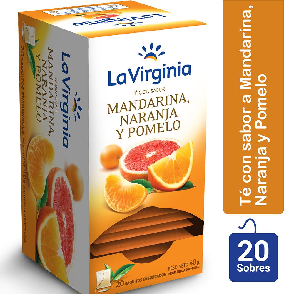Té Mandarina Naranja y Pomelo La Virginia x 20 un.