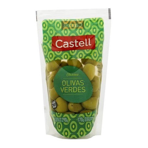 Olivas Verdes Clásicas Castell x 170 g.