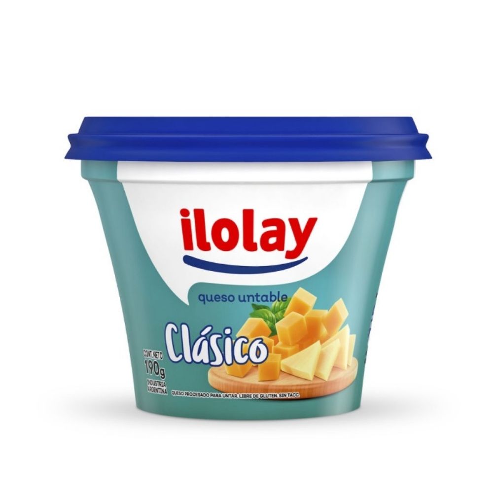 Queso Untable Clásico Ilolay x 190 g.