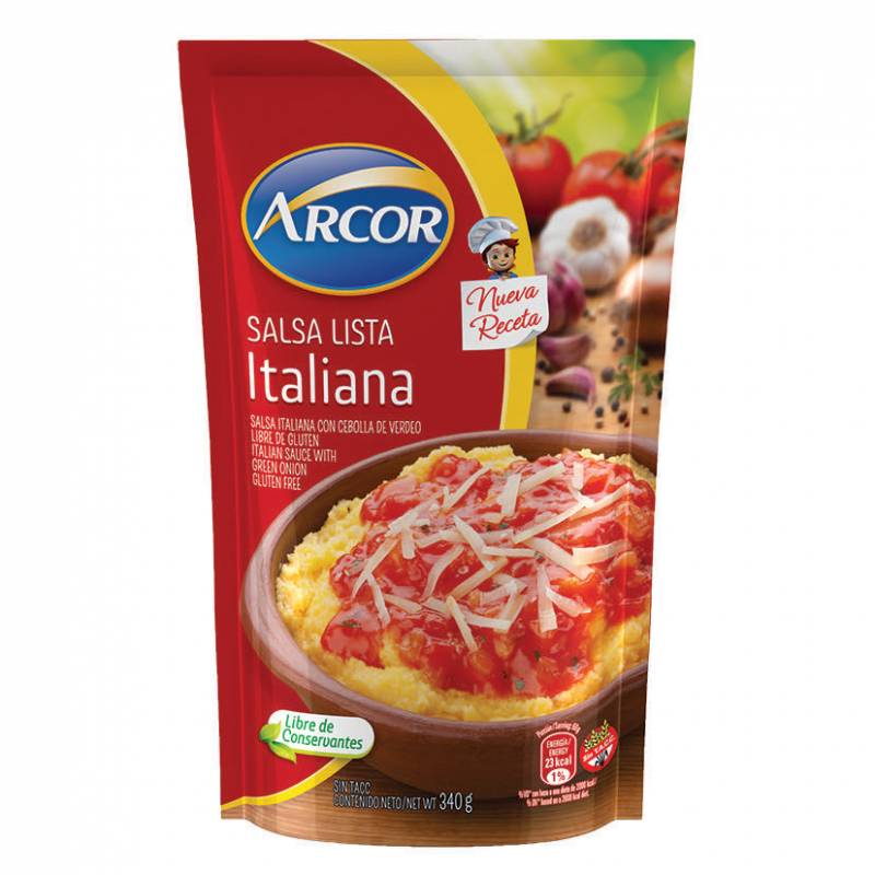 Salsa Italiana Arcor x 340 gr.