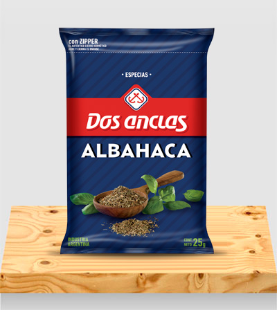 Albahaca Paquete Dos Anclas x 25 g.