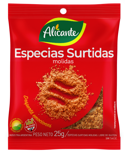 Especias Surtidas Alicante x 25 gr.