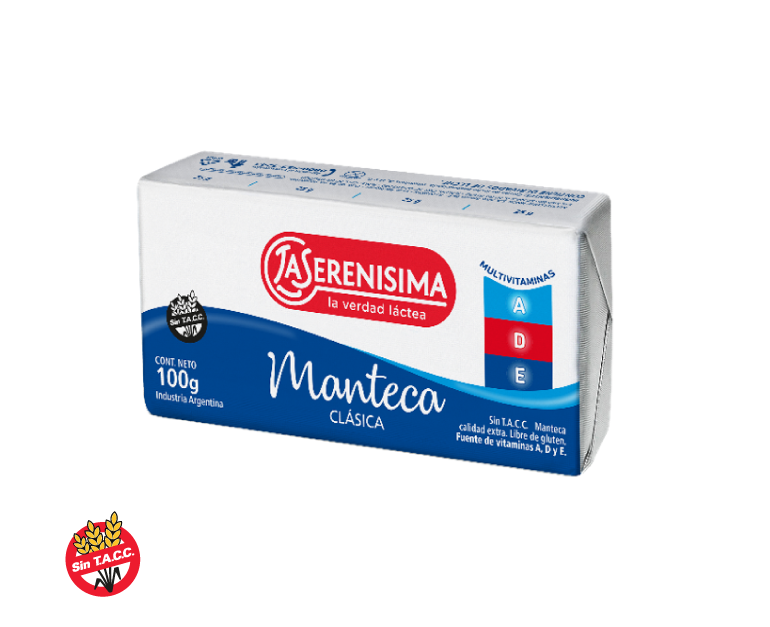 Manteca La Serenísima Clásica 100 g.