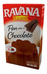 Flan Sabor Chocolate Ravana x 60 gr.