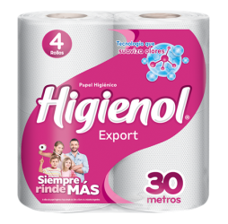Papel Higienico Higienol Export 4 x 30 mt.
