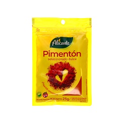 Pimenton seleccionado dulce Alicante x 25 gr.