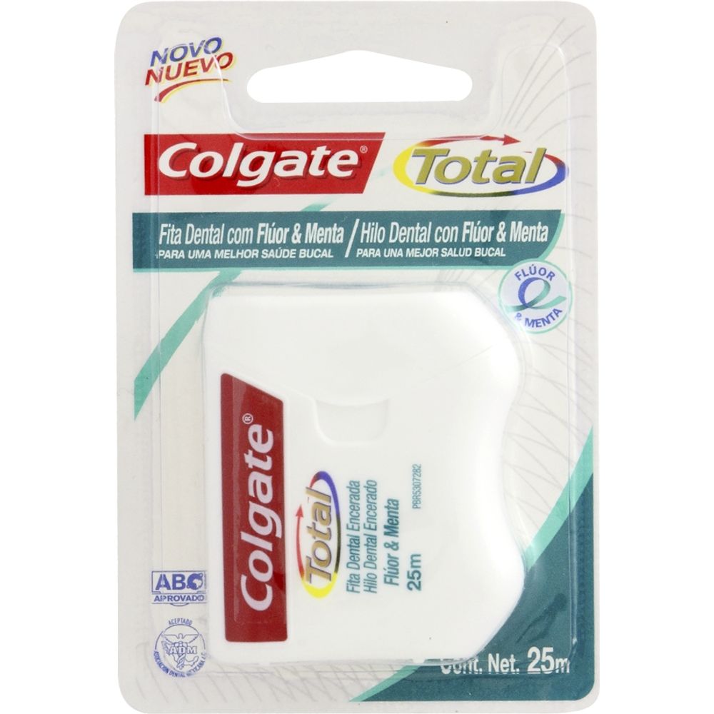 Hilo Dental Colgate Fluor y Menta x 25 m.