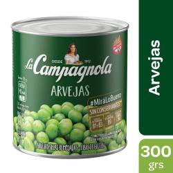 Arvejas Secas Remojadas La Campagnola x 300 gr.